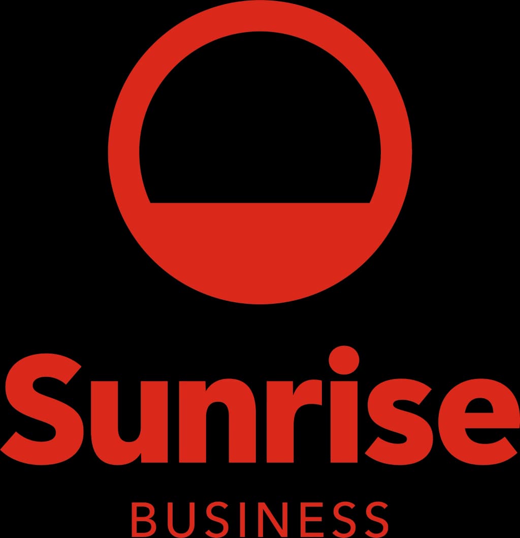 Logo Sunrise — partenaire du Verbier Air Show
